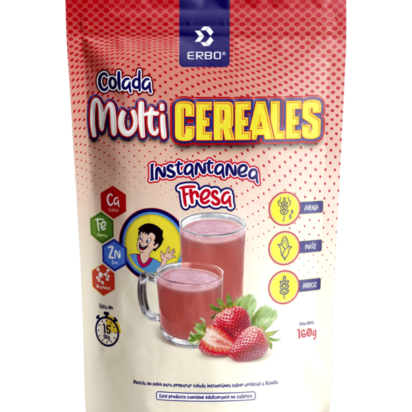 Colada Multicereales Instantánea Fresa